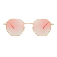 Geometric Gold Sunglasses