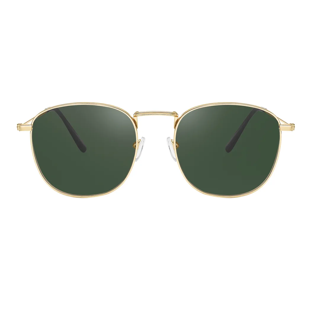 Square Gold Sunglasses