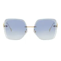 Geometric Gold Sunglasses