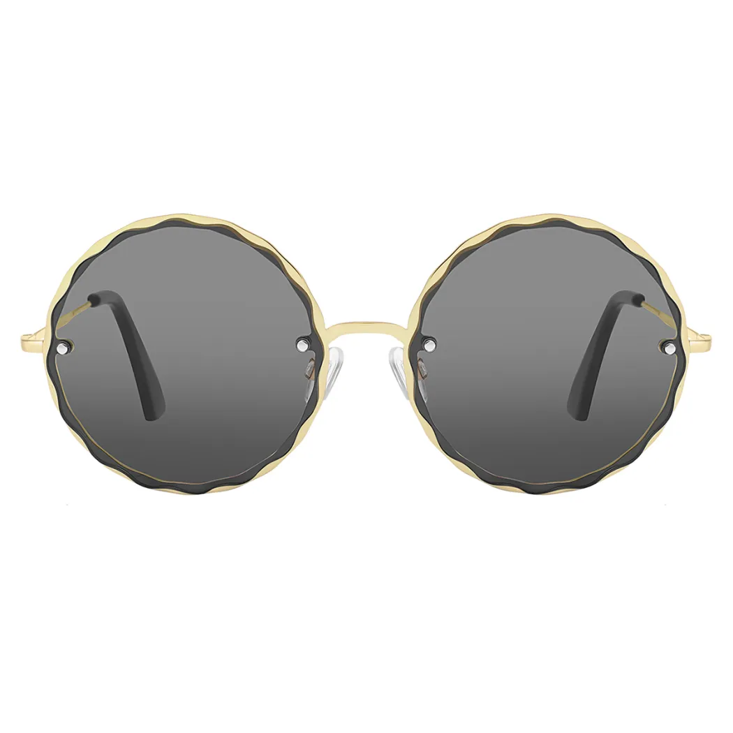 Round Gold Sunglasses