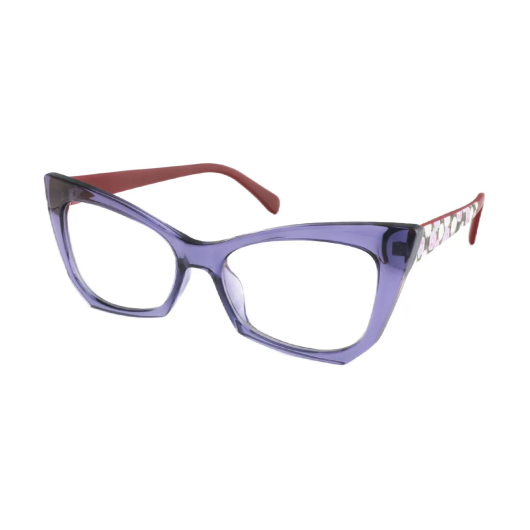 cat-eye style frames glasses