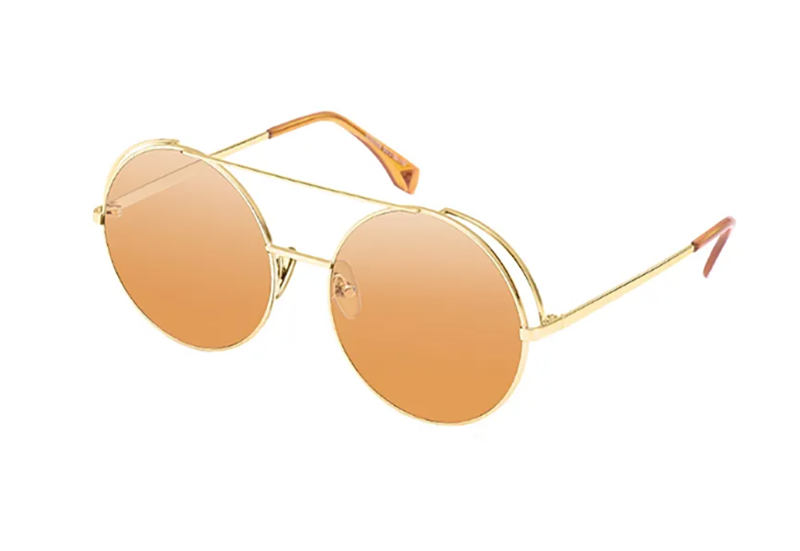 round gold sunglasses