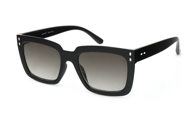 black frames sunglasses