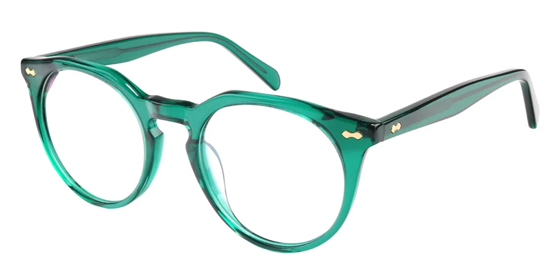 green glasses