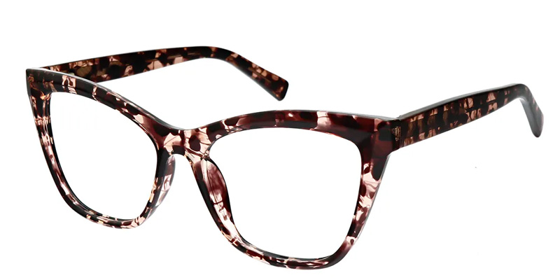 cat-eye tortoiseshell design glasses