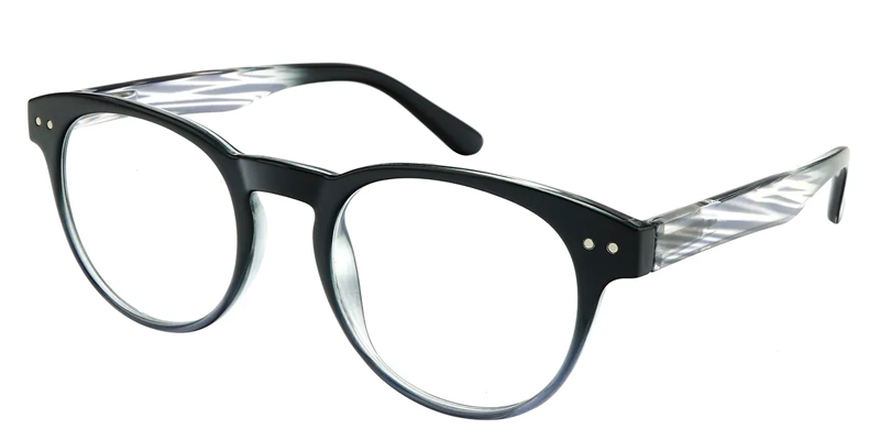 Oversized round reading glasses