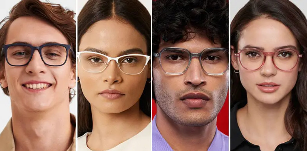 selecting glasses based on skin tone