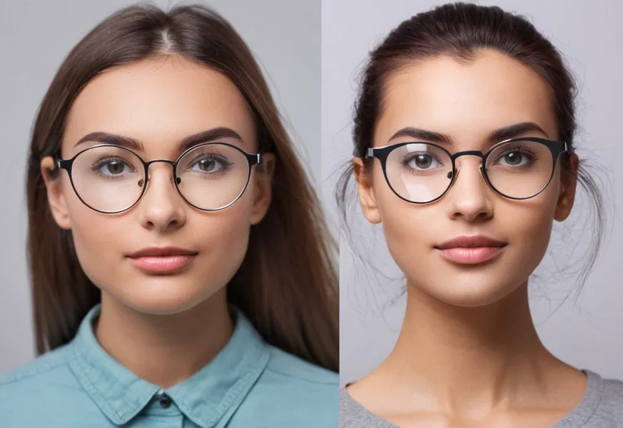 Glasses for an Oval Face Shape: Metal vs. Plastic Frames