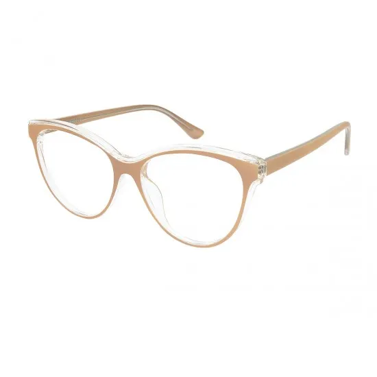 cat-eye black-transparent eyeglasses