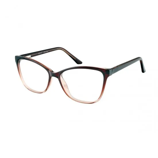 cat-eye transparent eyeglasses