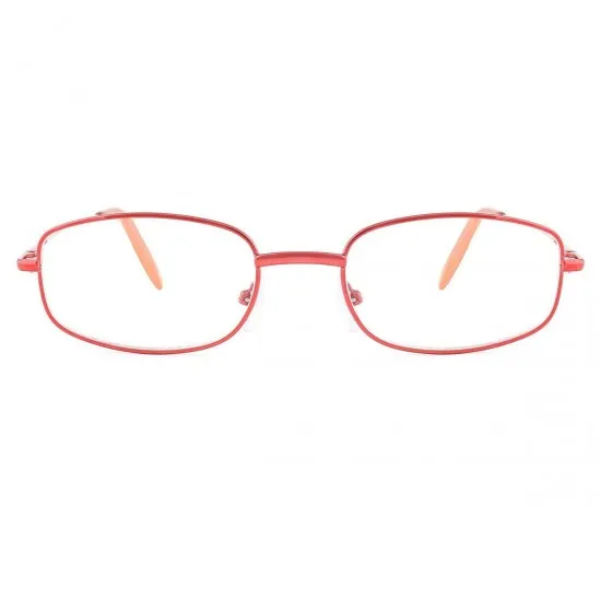 Classic Oval Red  Reading Glasses for Women & Men