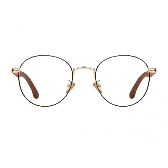 Fashion Round Black-Brown  Eyeglasses for Men