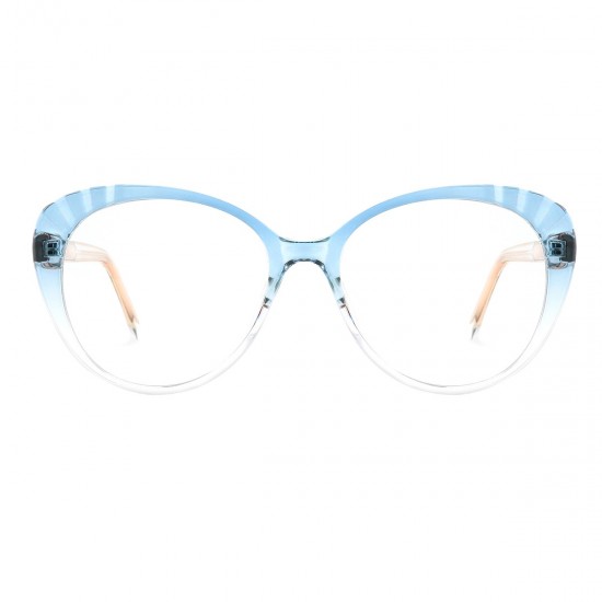 oval eyeglasses #1004 - crystal