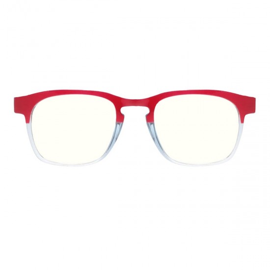 browline red-transparent reading-glasses