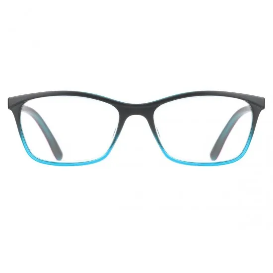 Classic Rectangle Black-Blue  Reading Glasses for Women & Men