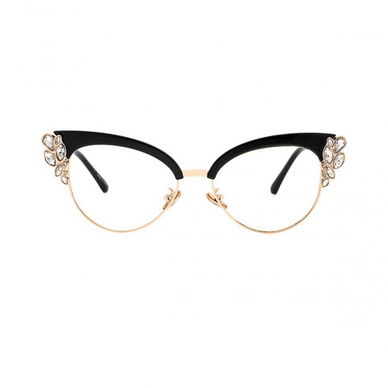 cat-eye black-gold reading-glasses