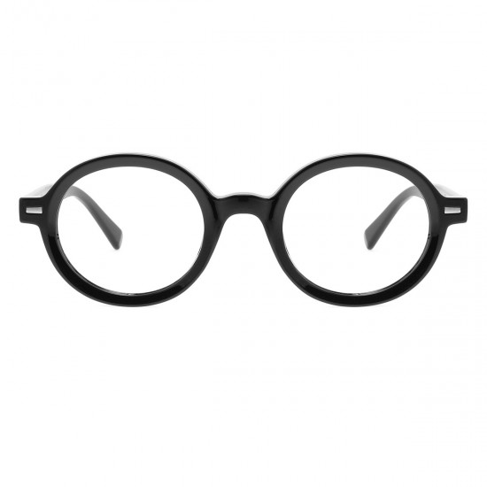 round eyeglasses #728 - black