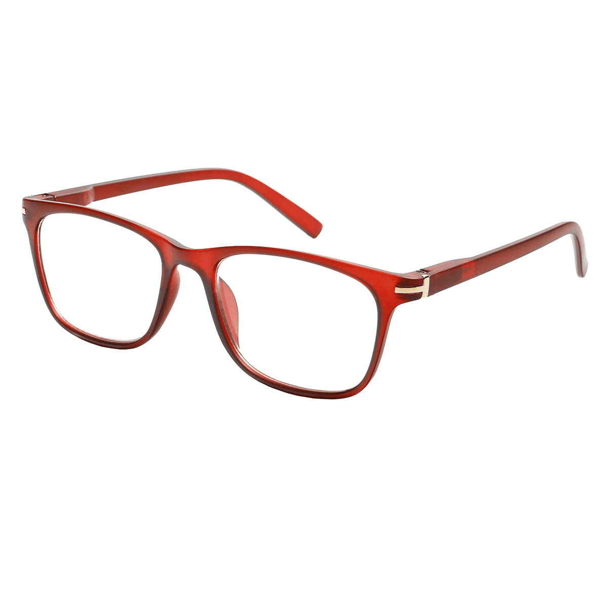 Solo - Rectangle Red Reading Glasses for Men & Women