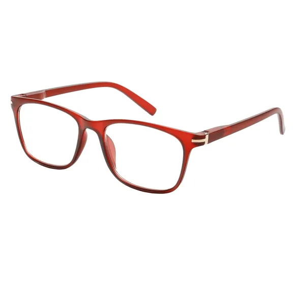 rectangle red reading glasses