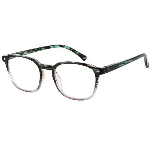 square green reading glasses