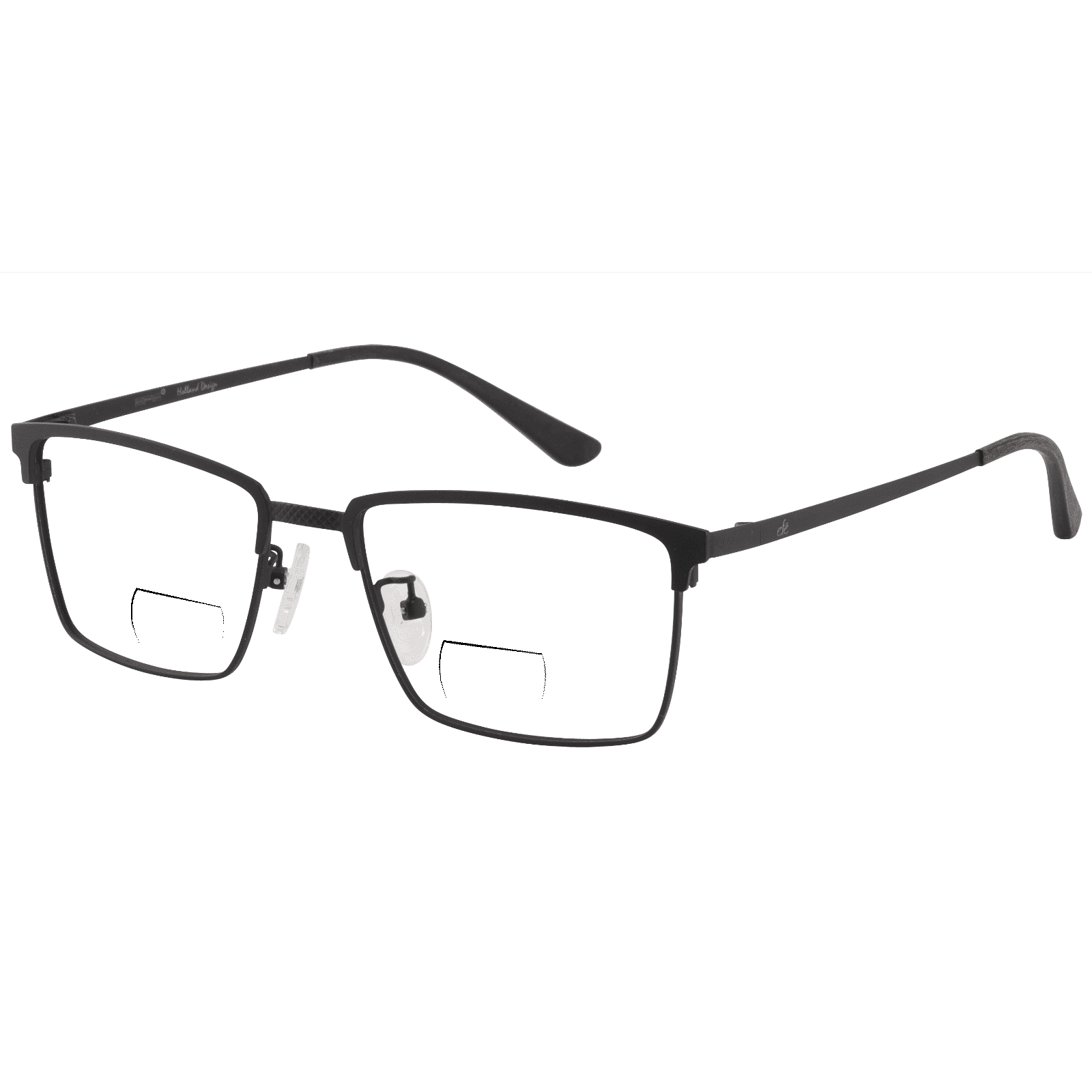 Euston - Rectangle Black Reading Glasses for Men