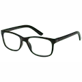 Calgary - Rectangle Black Reading Glasses for Men & Women