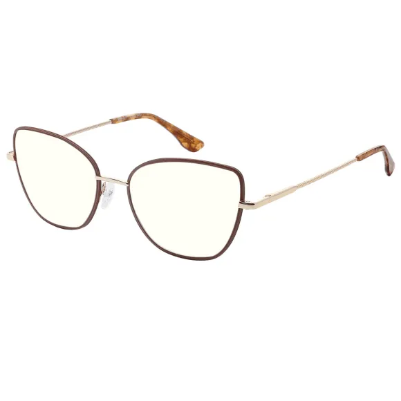 square brown reading glasses