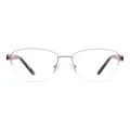 Val - Square Pink Glasses for Women