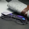 Alexiss - Rectangle Black Glasses for Men