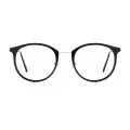 Janet - Round black/Gray Glasses for Women