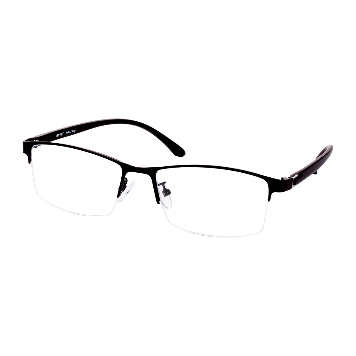 Brian - Rectangle Brown Glasses for Men