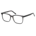 Bob - Rectangle Gray Glasses for Men
