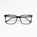 Bob - Rectangle Black Glasses for Men