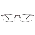 Matt - Rectangle Brown Glasses for Men