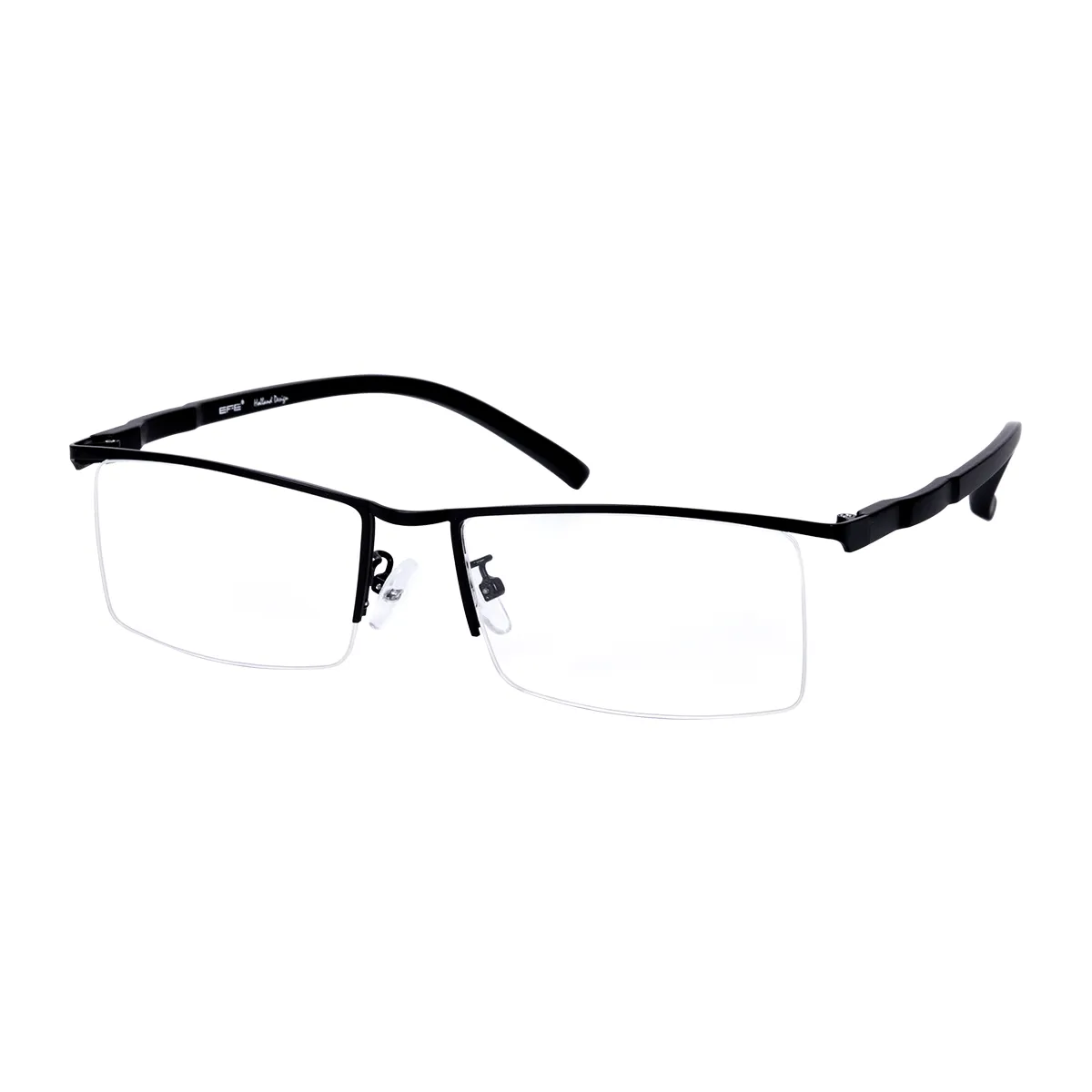 Ike - Square Black Glasses for Men