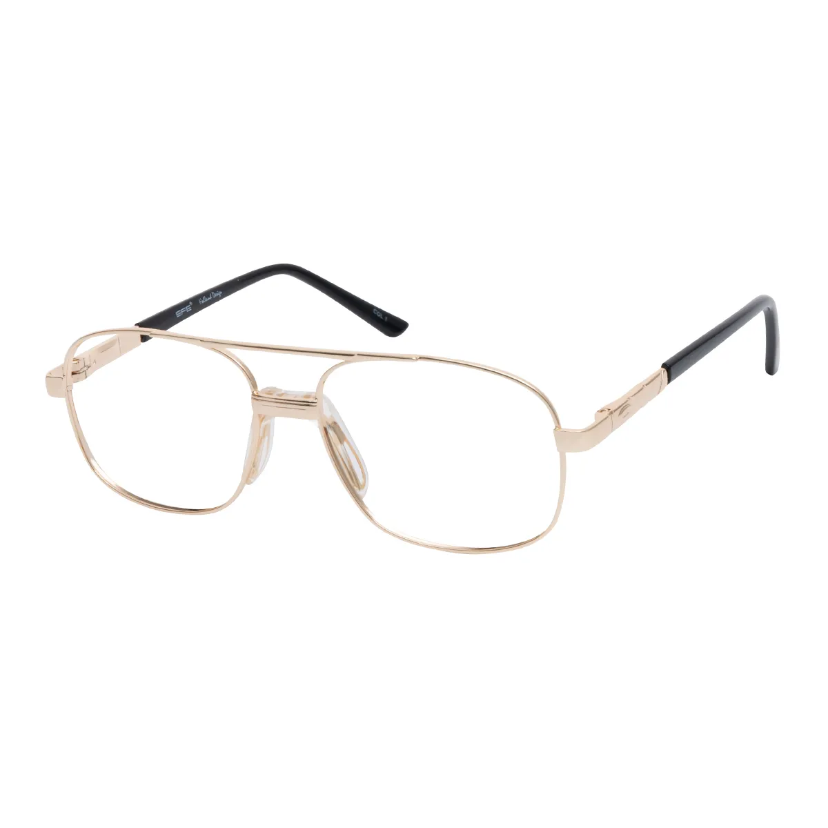 Atticus - Aviator Gold Glasses for Men
