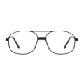 Atticus - Aviator Black Glasses for Men