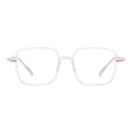 Cameron - Square Translucent Glasses for Men & Women