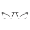 Dove - Browline Black Glasses for Men