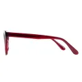 Hadley - Square Red Glasses for Men & Women