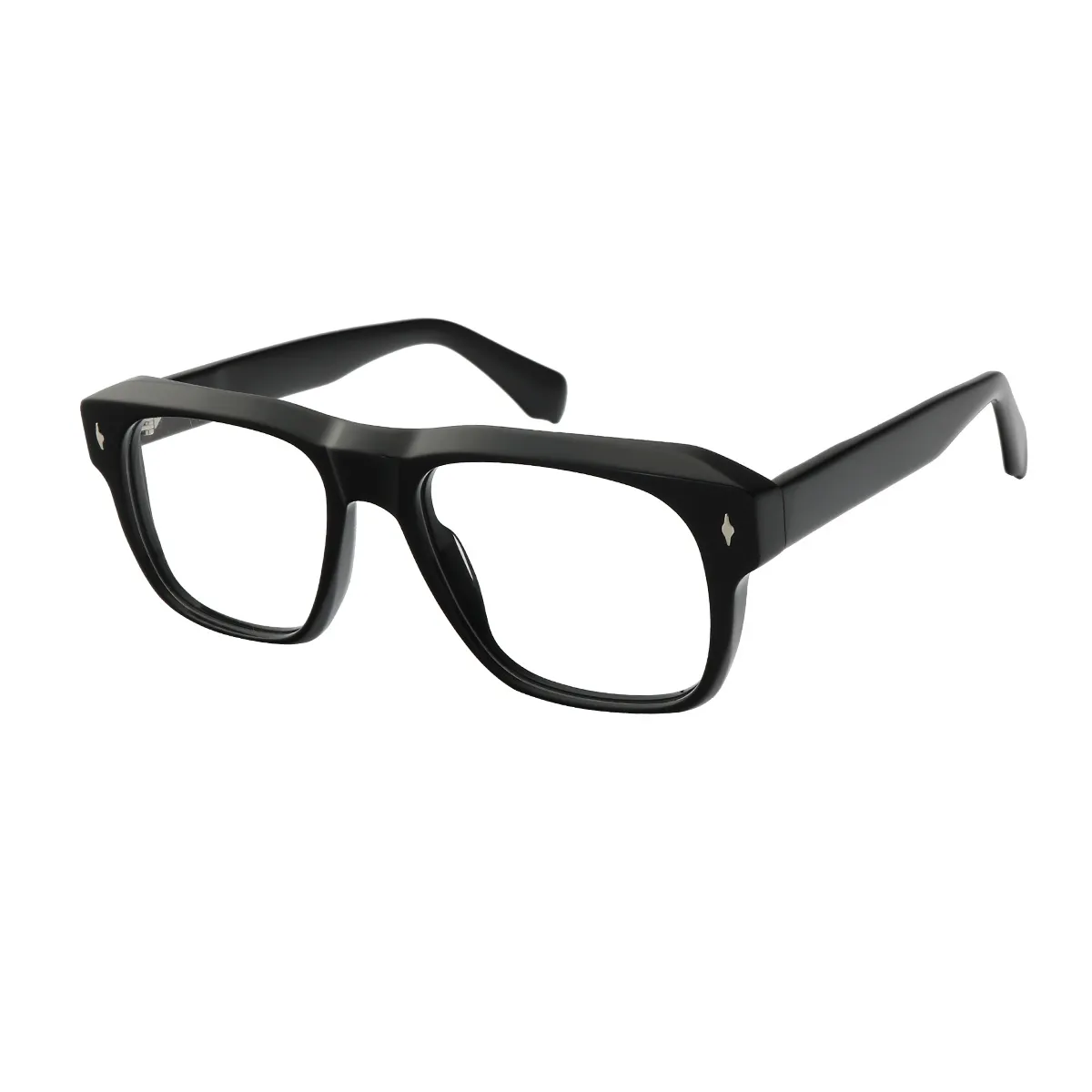Fashion Square Black Eyeglasses for Women & Men