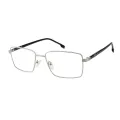 Alden - Rectangle Silver Glasses for Men