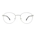 Florence - Round Silver Glasses for Men & Women