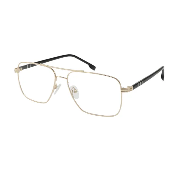 square gold eyeglasses