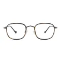 Orlando - Rectangle Tortoiseshell Glasses for Men & Women