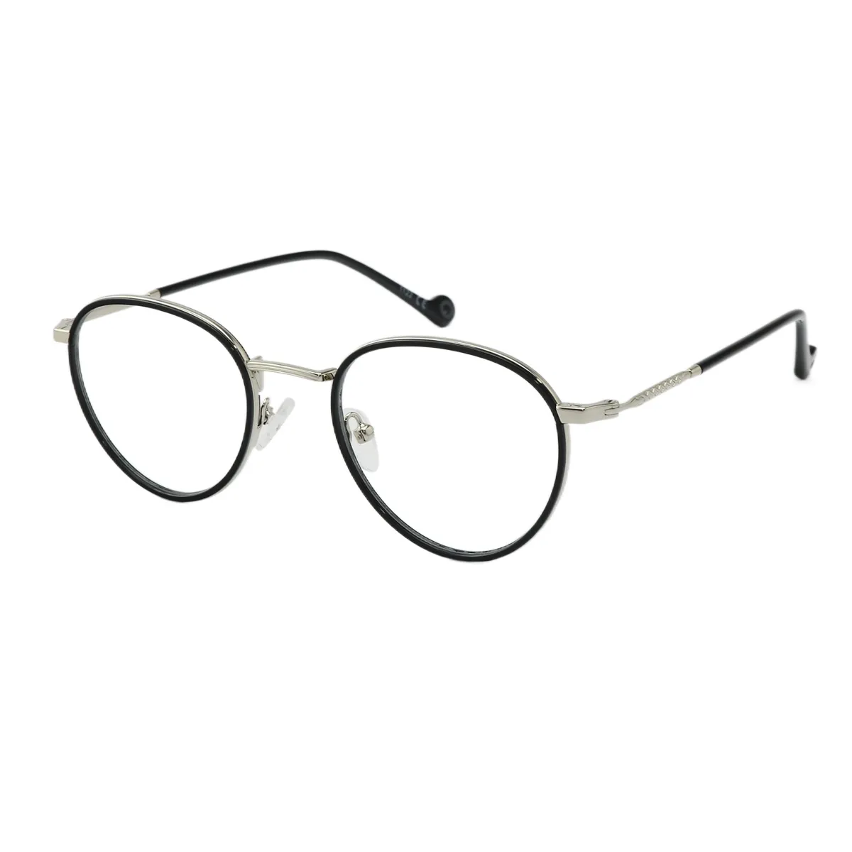 Martin - Oval Black Glasses for Women