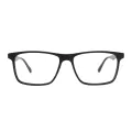 Bruce - Rectangle Black Glasses for Men