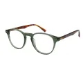 Ernest - Round Green Glasses for Men & Women