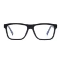 Alex - Square Black Glasses for Men