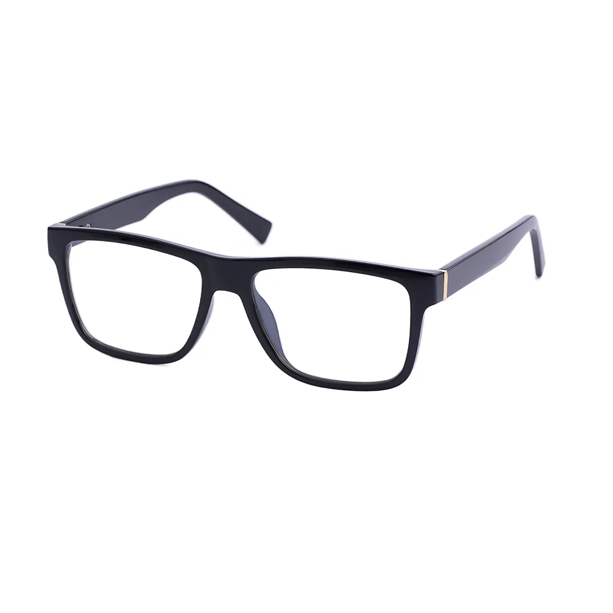 Fashion Square Demi Eyeglasses for Men